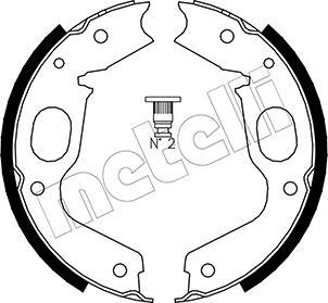 Metelli 53-0264 - Kit ganasce, Freno stazionamento www.autoricambit.com