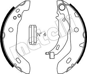 Metelli 53-0235 - Kit freno, freni a tamburo www.autoricambit.com