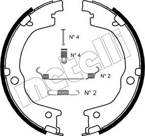 Metelli 53-0230K - Kit ganasce, Freno stazionamento www.autoricambit.com