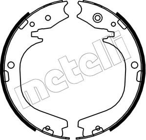 Metelli 53-0754 - Kit ganasce, Freno stazionamento www.autoricambit.com