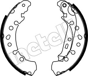 Metelli 53-0750 - Kit freno, freni a tamburo www.autoricambit.com