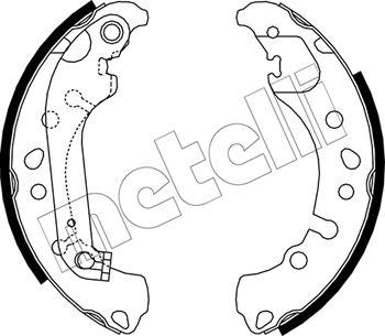 Metelli 53-0721 - Kit freno, freni a tamburo www.autoricambit.com