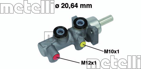 Metelli 05-0697 - Cilindro maestro del freno www.autoricambit.com