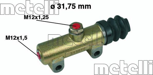 Metelli 05-0104 - Cilindro maestro del freno www.autoricambit.com