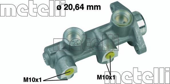 Metelli 05-0186 - Cilindro maestro del freno www.autoricambit.com