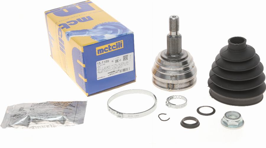 Metelli 15-1189 - Kit giunti, Semiasse www.autoricambit.com