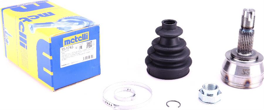 Metelli 15-1743 - Kit giunti, Semiasse www.autoricambit.com