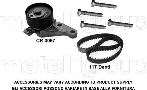 Metelli 29-0072 - Kit cinghie dentate www.autoricambit.com