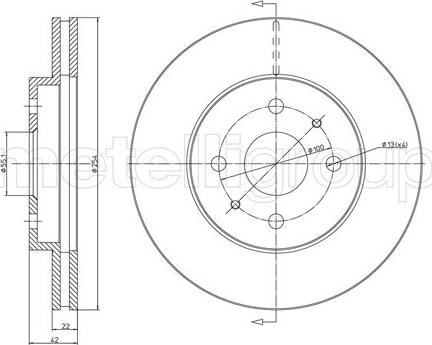 Metelli 23-0922 - Discofreno www.autoricambit.com