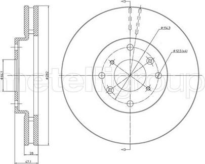 Metelli 23-0577 - Discofreno www.autoricambit.com