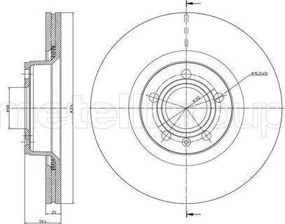 Metelli 23-0867C - Discofreno www.autoricambit.com