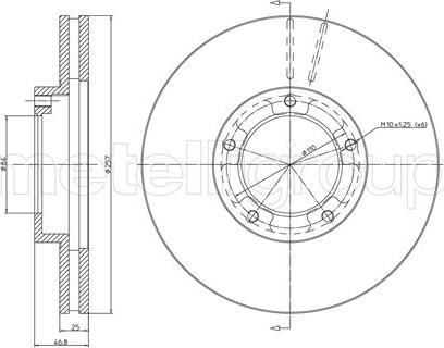 Metelli 23-0716 - Discofreno www.autoricambit.com