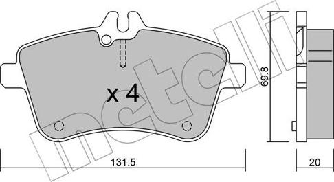 Metelli 22-0647-0 - Filtro olio www.autoricambit.com