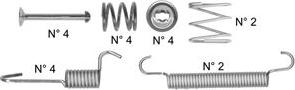 Metelli K445 - Accessori, freno a tamburo www.autoricambit.com