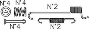 Metelli K392 - Accessori, freno a tamburo www.autoricambit.com