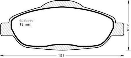 FTE 9001040 - Kit pastiglie freno, Freno a disco www.autoricambit.com