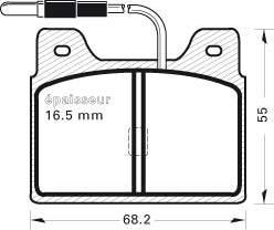 HELLA 8DB355005-991 - Kit pastiglie freno, Freno a disco www.autoricambit.com