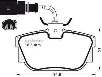 HELLA 8DB 355 018-581 - Kit pastiglie freno, Freno a disco www.autoricambit.com