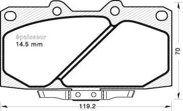 Spidan 32184 - Kit pastiglie freno, Freno a disco www.autoricambit.com