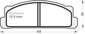 FTE BL1116A2 - Kit pastiglie freno, Freno a disco www.autoricambit.com