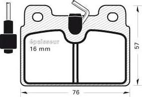 BOSCH 986460970 - Kit pastiglie freno, Freno a disco www.autoricambit.com