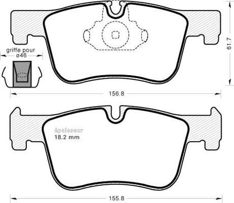 Raicam RA.1015.0 - Kit pastiglie freno, Freno a disco www.autoricambit.com