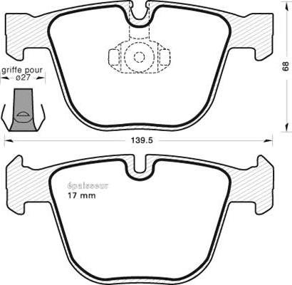 Valeo 671820 - Kit pastiglie freno, Freno a disco www.autoricambit.com