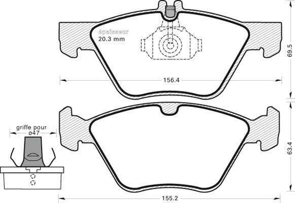 FTE 9001865 - Kit pastiglie freno, Freno a disco www.autoricambit.com