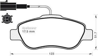 Magneti Marelli T1832MM - Kit pastiglie freno, Freno a disco www.autoricambit.com