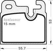 ATE 603024 - Kit pastiglie freno, Freno a disco www.autoricambit.com