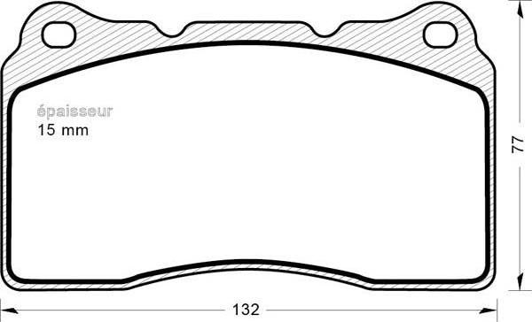 ATE 604804 - Kit pastiglie freno, Freno a disco www.autoricambit.com