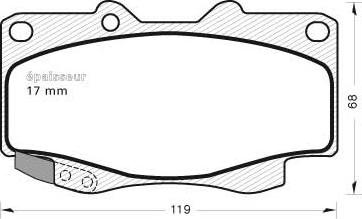 ATE 1304605992202 - Kit pastiglie freno, Freno a disco www.autoricambit.com