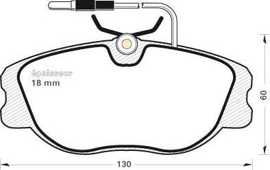 Delphi LUP909 - Kit pastiglie freno, Freno a disco www.autoricambit.com