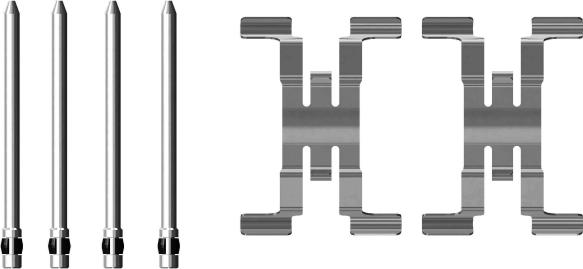 Mintex MBA0082 - Kit accessori, Pastiglia freno www.autoricambit.com