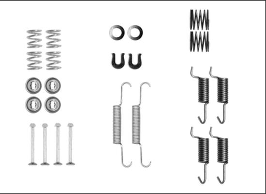 Mintex MBA10 - Kit accessori, Ganasce freno stazionamento www.autoricambit.com