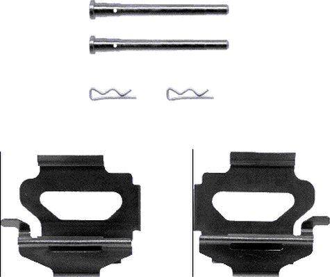 Mintex MBA1140 - Kit accessori, Pastiglia freno www.autoricambit.com