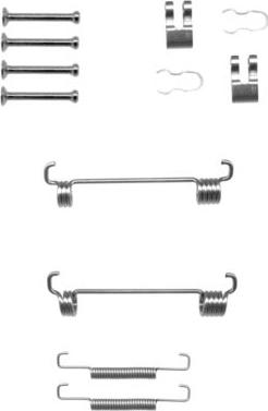 Mintex MBA851 - Kit accessori, Ganasce freno stazionamento www.autoricambit.com