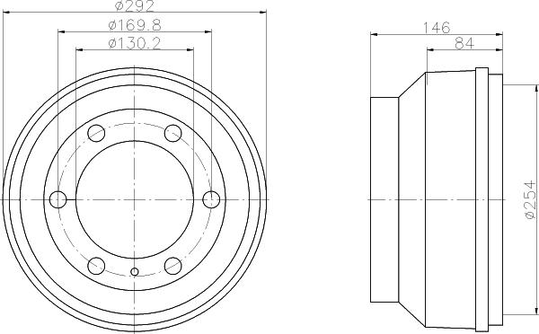 Mintex MBD019 - Tamburo freno www.autoricambit.com