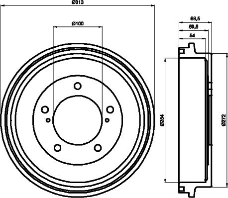 Mintex MBD194 - Tamburo freno www.autoricambit.com