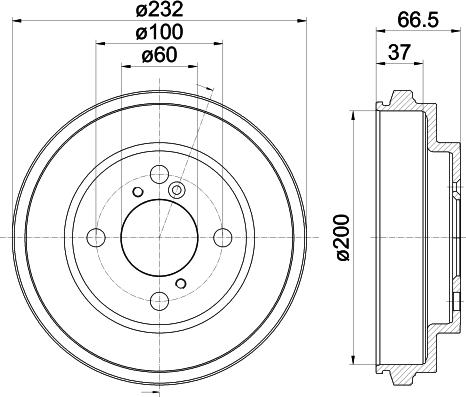 Mintex MBD396 - Tamburo freno www.autoricambit.com