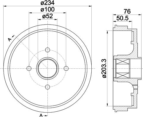 Mintex MBD293 - Tamburo freno www.autoricambit.com