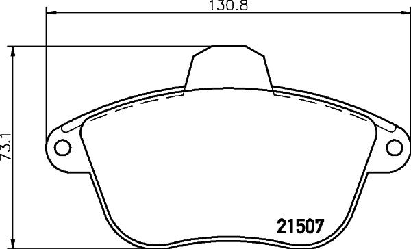 Mintex MDB1527 - Kit pastiglie freno, Freno a disco www.autoricambit.com