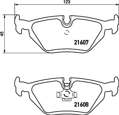 Mintex MDB1572 - Kit pastiglie freno, Freno a disco www.autoricambit.com