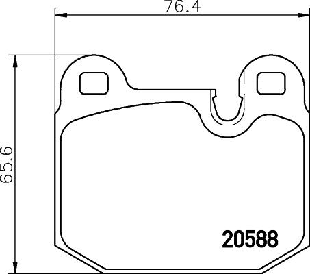 Mintex MDB1153 - Kit pastiglie freno, Freno a disco www.autoricambit.com