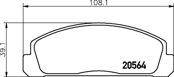 Mintex MDB1122 - Kit pastiglie freno, Freno a disco www.autoricambit.com