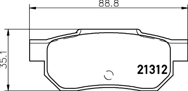 Mintex MDB1360 - Kit pastiglie freno, Freno a disco www.autoricambit.com