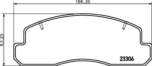 Mintex MDB1725 - Kit pastiglie freno, Freno a disco www.autoricambit.com