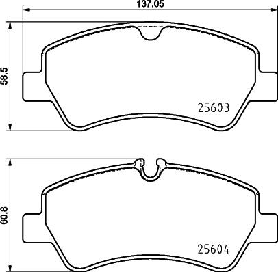 Mintex MDB3912 - Kit pastiglie freno, Freno a disco www.autoricambit.com