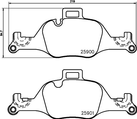 Ferodo FSL5114 - Kit pastiglie freno, Freno a disco www.autoricambit.com