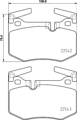 Mintex MDB3802 - Kit pastiglie freno, Freno a disco www.autoricambit.com